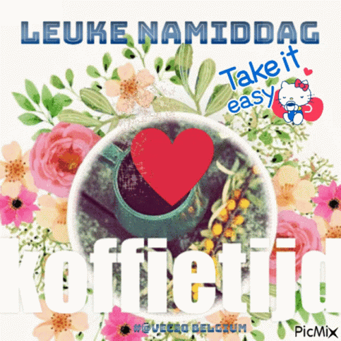 Leuke Namiddag Coffee GIF - Leuke Namiddag Coffee Take It Easy GIFs