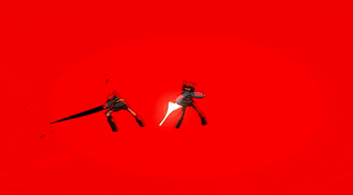 a computer generated image of a person with a sword