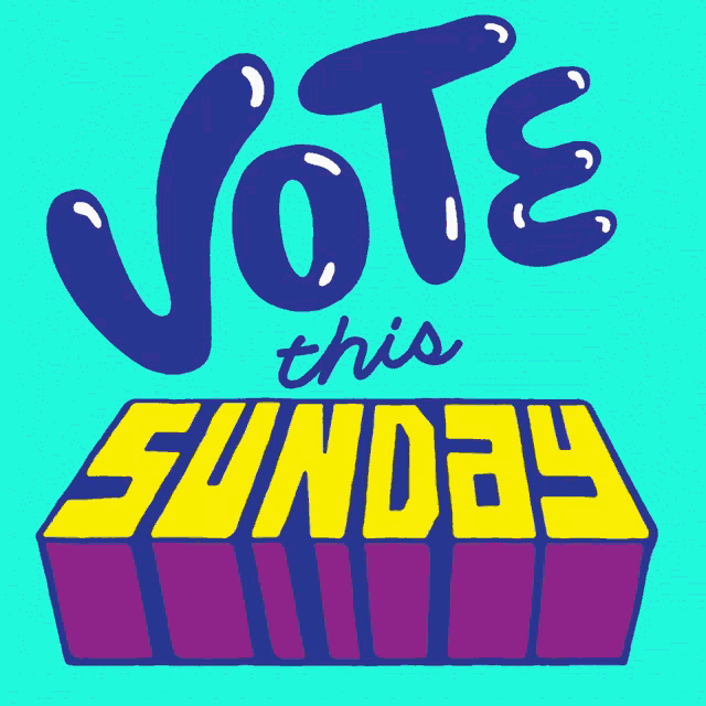 Vote This Sunday Vote GIF - Vote This Sunday Vote Sunday GIFs