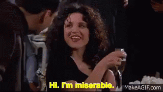 Seinfeld Miserable GIF - Seinfeld Miserable Alcohol GIFs