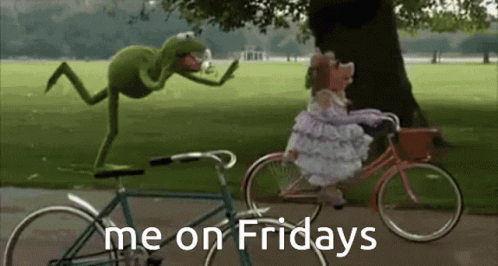 Cermite Da Frog Fridays Are Awsome GIF - Cermite Da Frog Fridays Are Awsome Dies GIFs