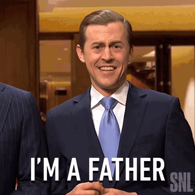 Im A Father Alex Moffat GIF - Im A Father Alex Moffat Saturday Night Live GIFs