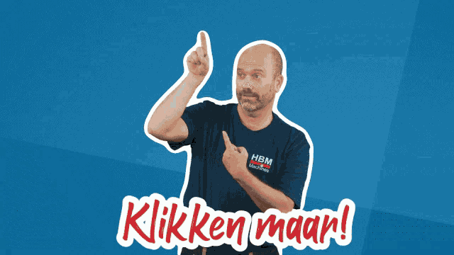 a man wearing a shirt that says hbm on it