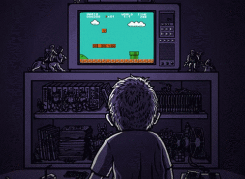 Playing Video Games GIF - Playing Video Games Mario GIFs