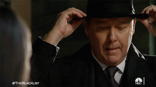 Hats On James Spader GIF - Hats On James Spader Raymond Reddington GIFs