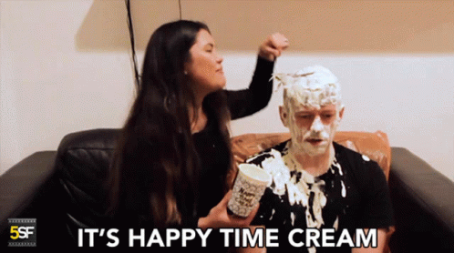 Its Happy Time Cream Gross GIF - Its Happy Time Cream Gross Disgusting GIFs