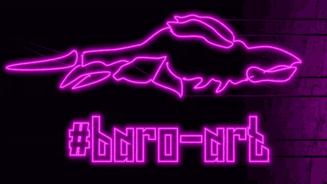 a neon sign of a rabbit is glowing in the dark on a purple wall .