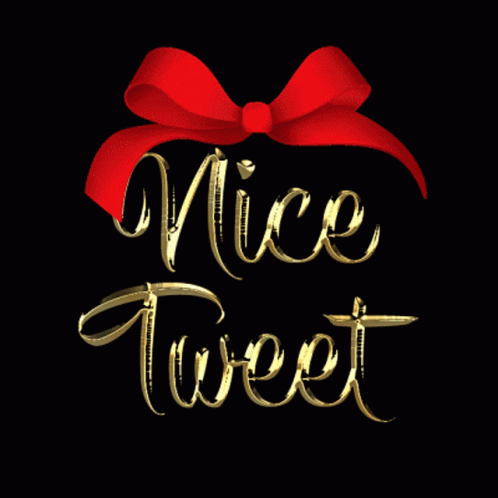 Nice Tweet Christmas Bow GIF - Nice Tweet Christmas Bow Red Bow GIFs