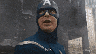 Hulk Smash Steve Rogers GIF