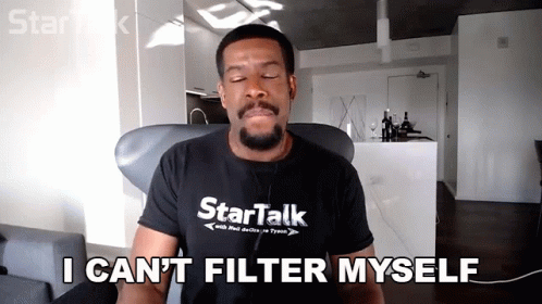 I Cant Filter Myself Chuck Nice GIF - I Cant Filter Myself Chuck Nice Startalk GIFs