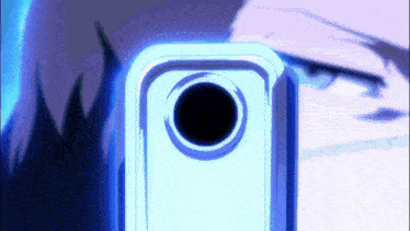 a close up of a camera with a black circle in the middle
