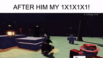 a screenshot of a video game with the words " after him my 1x1x1x1 "