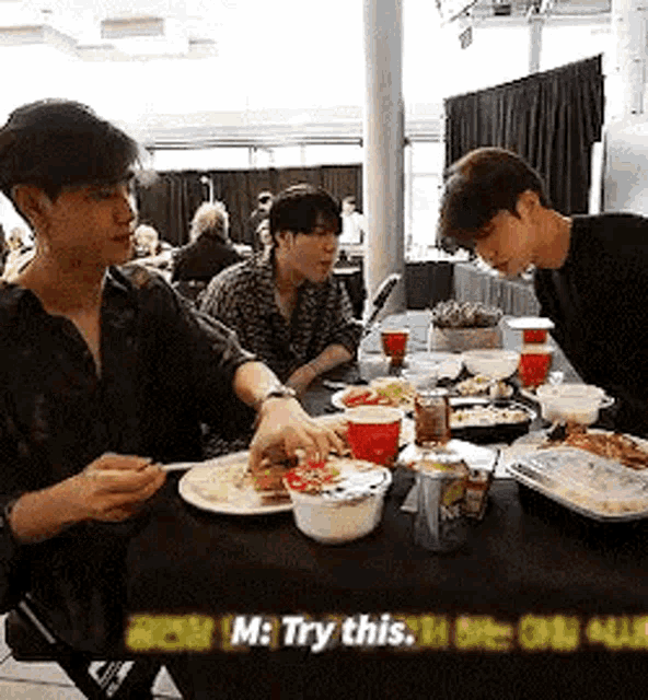 Got7 Foods GIF - Got7 Foods Try This GIFs