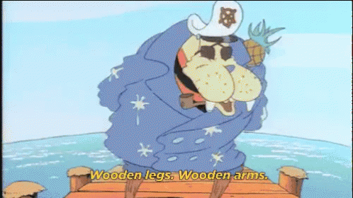 Wooden Legs, Wooden Arms, Wooden Eyes, Too. GIF - Wooden Legs Arms GIFs
