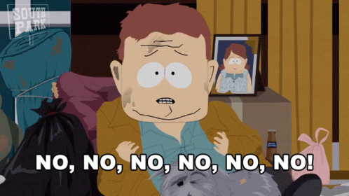 No No No Officer Barbrady GIF - No No No Officer Barbrady South Park GIFs