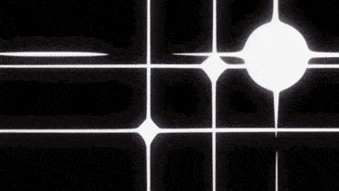 a black and white image with a few white lines
