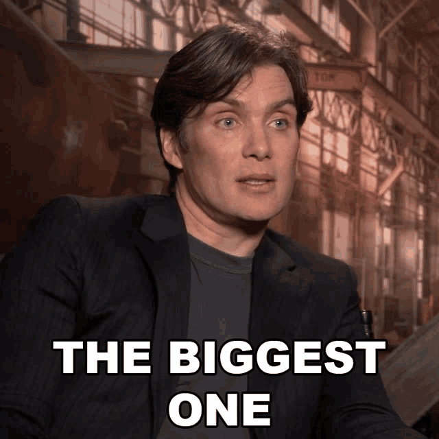 The Biggest One Cillian Murphy GIF - The Biggest One Cillian Murphy Bustle GIFs