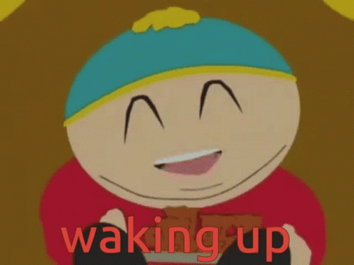 Eric South Park GIF - Eric South Park Waking Up GIFs