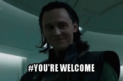 You'Re Welcome GIF - Loki Tom Hiddleston Youre Welcome GIFs