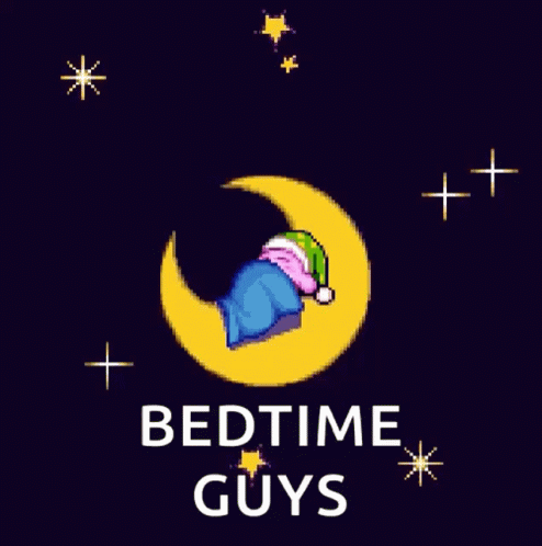 Bed Time Guys Moon GIF - Bed Time Guys Moon Sparkles GIFs