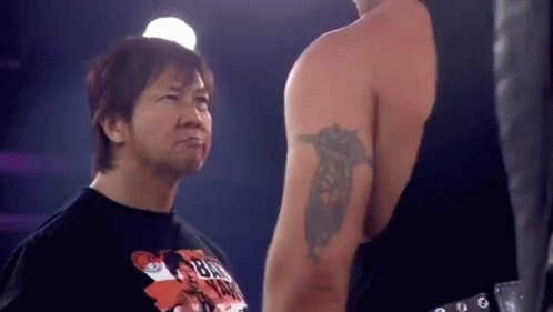 Satoshi Kojima Joe Doering GIF - Satoshi Kojima Joe Doering Impact Wrestling GIFs