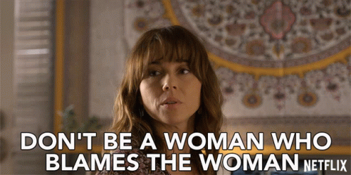 Dont Be A Woman Who Blames The Woman Judy Hale GIF - Dont Be A Woman Who Blames The Woman Judy Hale Linda Cardellini GIFs
