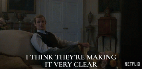 I Think Theyre Making It Very Clear Matt Smith GIF - I Think Theyre Making It Very Clear Matt Smith Prince Philip GIFs