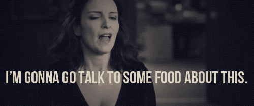 Because Food Doesn’t Talk Back, It Knows Exactly What To Do GIF - Food Therapy 30rock GIFs