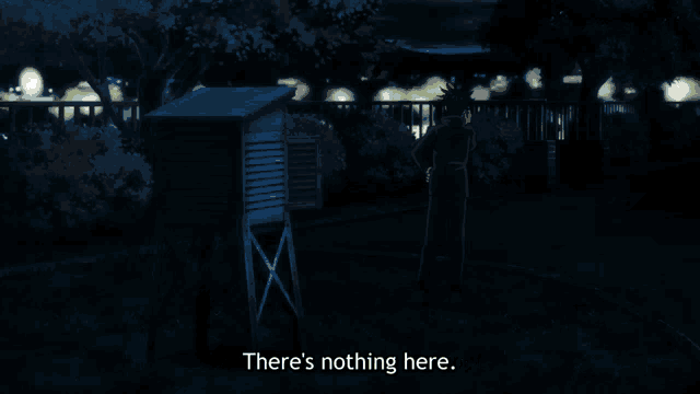 maybe it took a nighttime stroll is written below a man