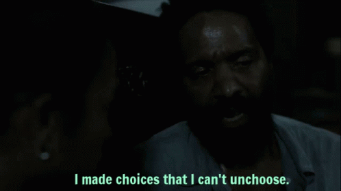 The Walking Dead I Made Choices GIF - The Walking Dead I Made Choices Virgil GIFs