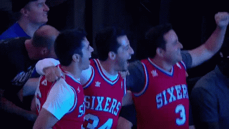 Sixers Excited GIF - Sixers Excited Yay GIFs