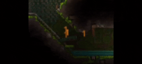 a man is climbing a rock in a video game while holding a rope .