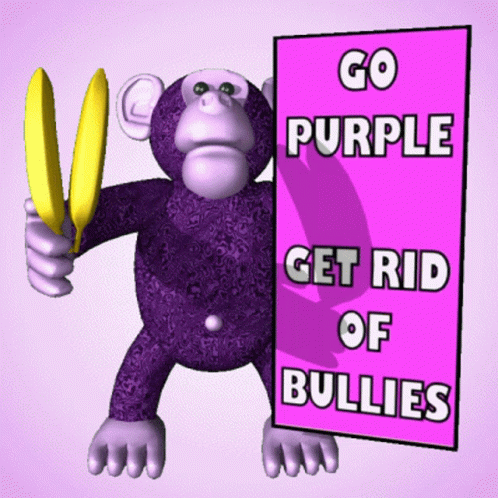 Go Purple Spirit Day GIF - Go Purple Spirit Day No Bullying GIFs