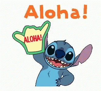 Stitch Aloha GIF