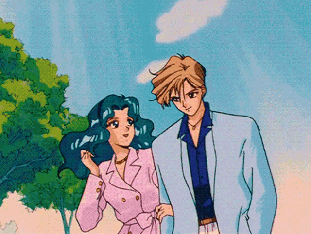 Sailor Uranus Sailor Neptune GIF - Sailor Uranus Sailor Neptune Anime GIFs