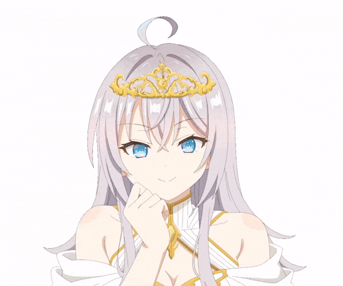 a girl with a tiara on her head is holding a carrot