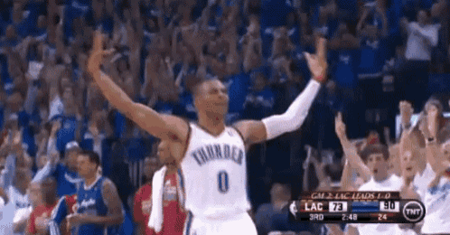 a basketball player with the number 0 on his shirt