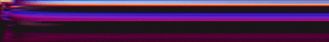 it looks like a glitch in the middle of a video that is purple and blue .