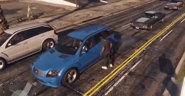 Get Out I Need This Car GIF - Get Out I Need This Car Theft GIFs