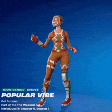 a gingerbread man in a video game is called popular vibe