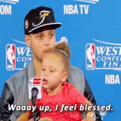 Steph Curry Blessed GIF - Steph Curry Blessed Interview GIFs