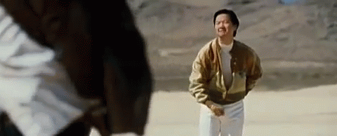 Mr. Chow Splash • Mr. Chow Dismisses The Guys. GIF - Mr Chow Splash So Long GIFs