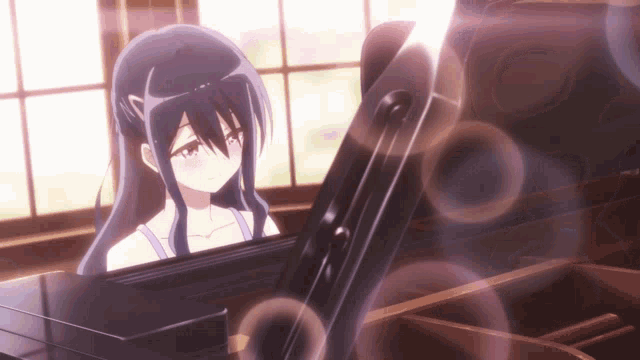 Kamisama Ni Natta Hi Izanami Kyouko GIF - Kamisama Ni Natta Hi Izanami Kyouko Playing Piano GIFs