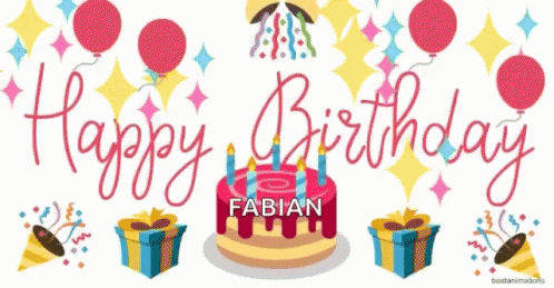 Happy Birthday Fabian Birthday Cake GIF - Happy Birthday Fabian Birthday Cake GIFs