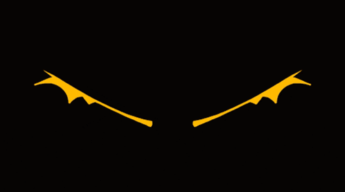 a pair of yellow and white birds with triangles on their beaks