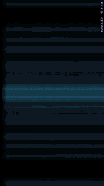 a black background with a rainbow of colors and the number 86.8 fps