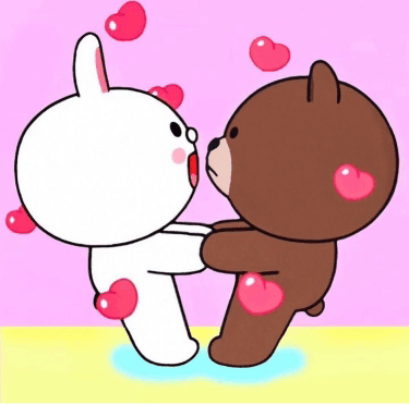 Cony And Brown Brown And Cony GIF - Cony And Brown Brown And Cony Love GIFs
