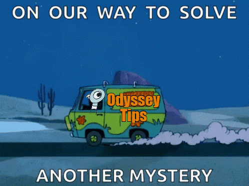 a scooby doo van with the words " on our way to solve another mystery " on it