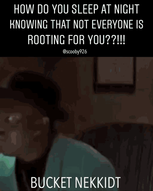 a man is sitting at a pool table with a caption that says bucket nekkidt