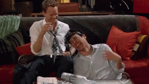 Drunk Laugh GIF - How I Met Your Mother Himym Laugh GIFs